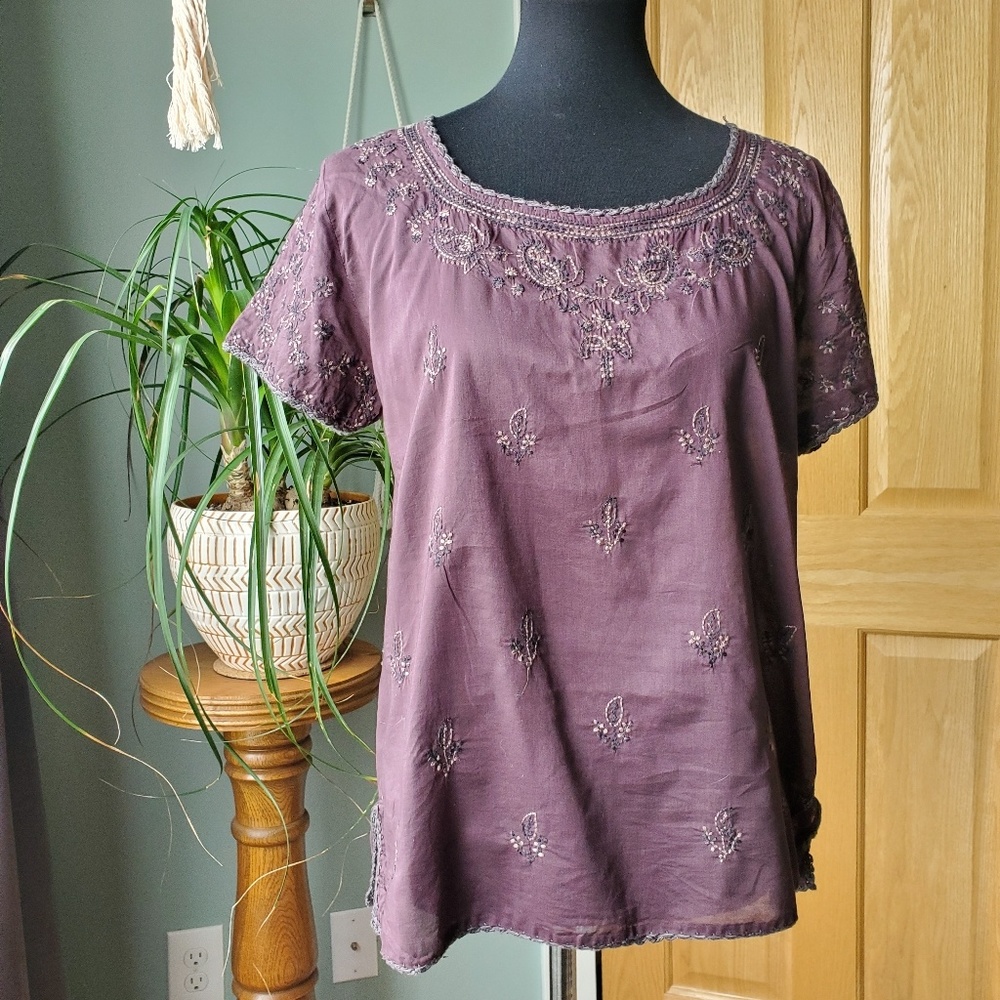 J. Crew Peasant Tee